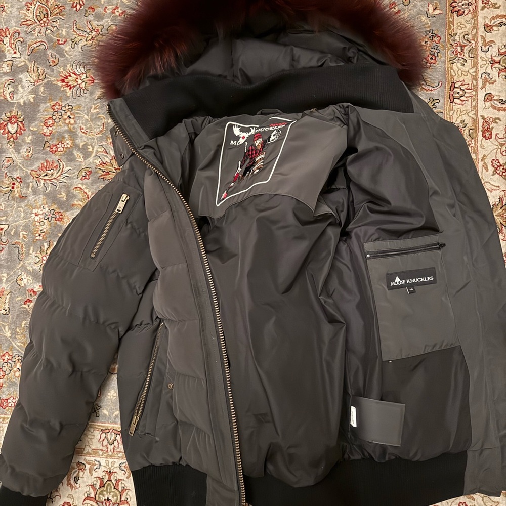 Cloud Shearling Bomer Jacket - Moose Knuckles - image 3